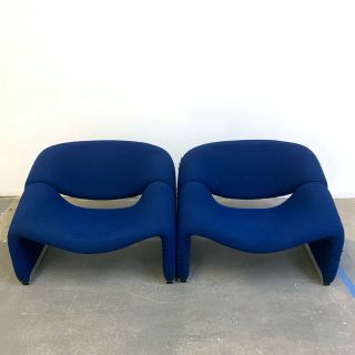 Pierre Paulin For Artifort Vintage Groovy Chairs F598 Set Of Two