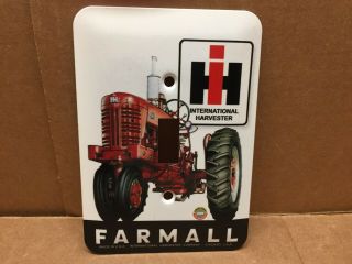 Metal Light Plate Switch Wall Cover Farmall International Harvester Tractor A