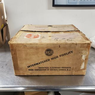 Vintage Rca Lc - 1a Mi 11411a Speaker W/original Box