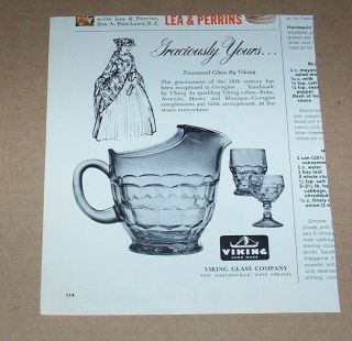 1966 Print Ad - Viking Glass Company Martinsville West Virginia Advertising