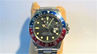 Rolex Oyster Perpetual Gmt - Master 40 - 41mm Case Vintage Watch