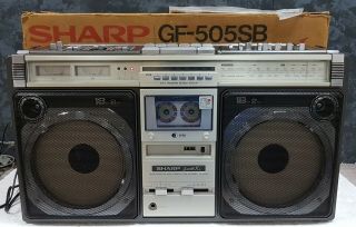 Sharp Gf - 505 Vintage Boombox