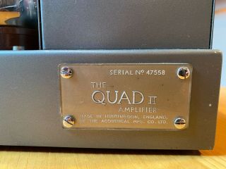 QUAD II Power Amplifiers vintage audiophile Quad 22 5