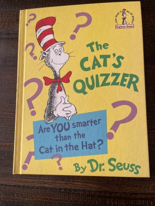 Set Of 5 Dr Seuss Books The Cats Quizzer If I Ran the Zoo Scrambled Eggs Vintage 4