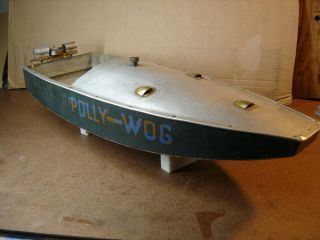 Vintage 1929 Boucher Polly - Wog Model Speedboat Steam Outboard Motor