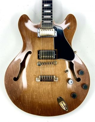 1980 Vintage Gibson Es - 347 Semi - Hollowbody Electric Guitar
