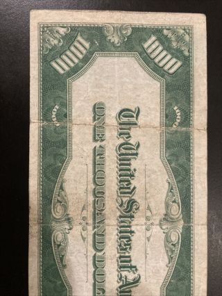 Vintage 1934 Philadelphia $1,  000 One Thousand Dollar Bill. 5