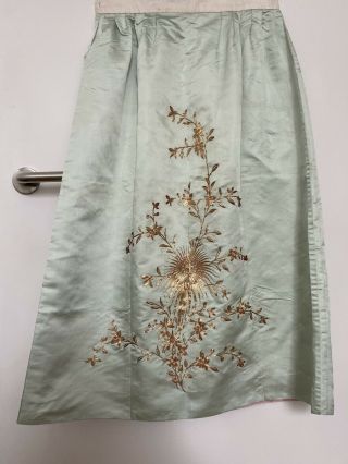 1920s Antique Chinese embroidery set of wedding dress,  cheongsam,  Jacket & skirt 3