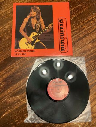 Ozzy Osbourne Ozzmium Live 1981 Bootleg Lp Record Vinyl Randy Rhodes Montreal