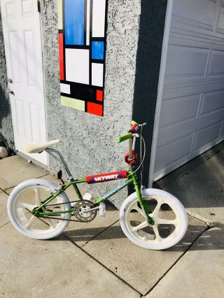 1986 Survivor Old School Diamondback Viper Vintage Bmx Bike Skyway Pad Gt Tires