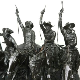 Recast FREDERIC REMINGTON Bronze COMING THROUGH THE RYE Sculpture Full Size 3