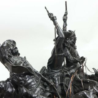 Recast FREDERIC REMINGTON Bronze COMING THROUGH THE RYE Sculpture Full Size 4