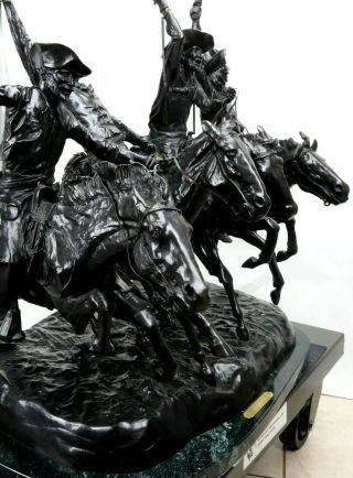 Recast FREDERIC REMINGTON Bronze COMING THROUGH THE RYE Sculpture Full Size 5