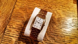 Baume & Mercier Vintage Solid 18k Yellow Gold Watch,  Ref.  17605,  Box/papers