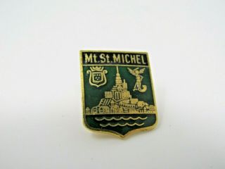 Mt.  St.  Michel Pin Badge Design