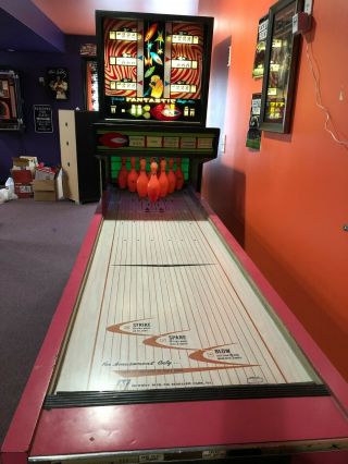 Vintage Bowling Alley Game Fantastic Shuffle Alley Bowling Game
