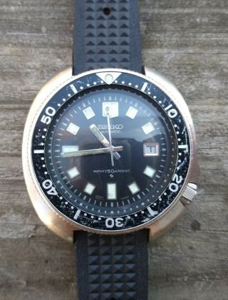 Vintage Seiko 6105 - 8110 Captain Willard Dive Watch Running