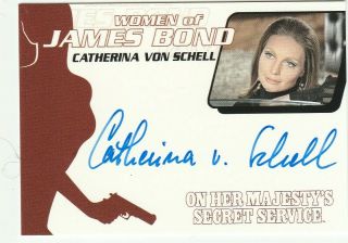 Rittenhouse 007 Women Of James Bond Style Auto Wa41 Catherina Von Schell