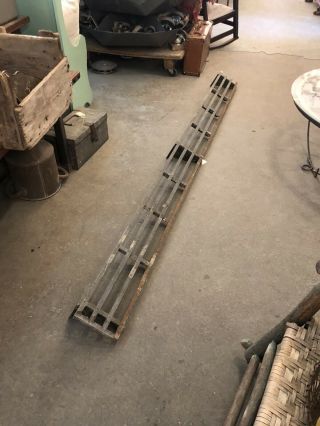 Vintage Cleveland Terminal Tower Railway Train Rack Bronze And Iron 105 " X 8 "