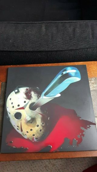 Friday The 13th The Final Chapter (part 4) Lp Waxwork Records Blue Spatter Discs