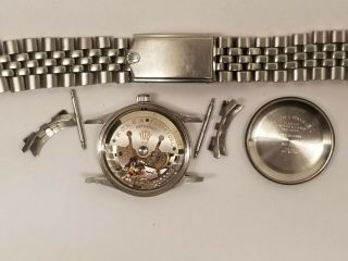 Vintage Rolex 1030 Automatic Butterfly Movement,  6532 Case And Bracelet.
