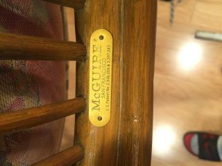 Vintage McGuire Bamboo furniture 5 barrel chairs 4 coffee table 1 loveseat 3