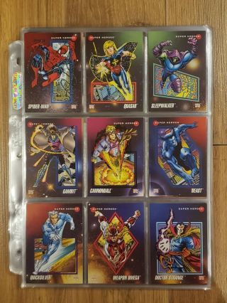 1992 Marvel Universe Series 3 Set 1 - 200 Plus 5 Card Hologram Set