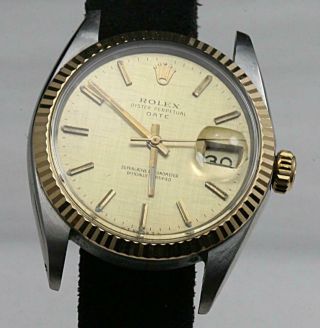 Vintage Rolex Oyster Perpetual Date Ref 1500 Automatic Cal 1570 26 Jewels Auto