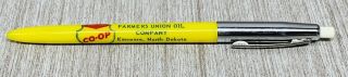 Vintage North Dakota Advertising Kenmare Nd Pen Farmers Union Oil Co - Op