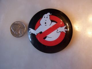 Vintage 1984 Ghostbusters Pinback Button Pin Columbia Pictures