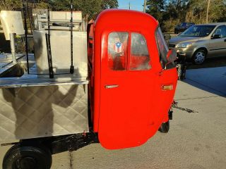 1964 Piaggio Ape Vespa Italian Vintage Food Cart Concession Truck 4