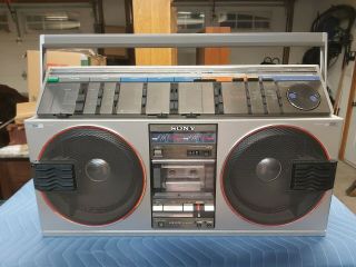 Vintage Sony Cfs - 99 Stereo Boombox Ghettoblaster Rare
