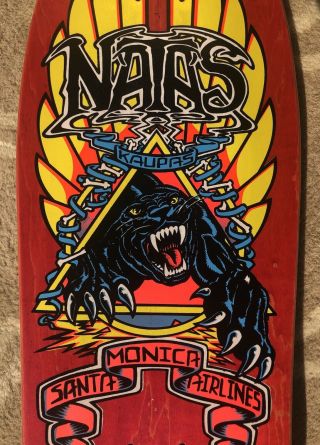 1989 NOS SMA Natas Kaupas Panther vintage skateboard deck Santa Cruz blind bag 5
