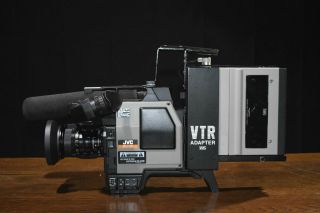 Restorated Vintage Camcorder Jvc By - 110 Video Camera Vtr Adapter Vhs Br - 1600eg