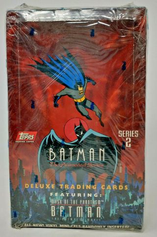 1993 Batman The Animated Series Trading Cards Series 2 Factory Box Topps