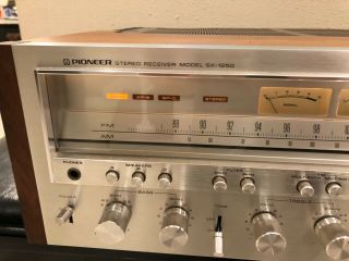 Pioneer SX - 1250 vintage stereo receiver 4