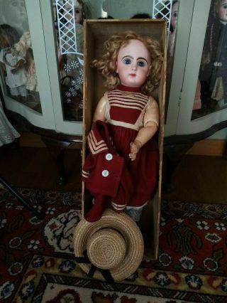 Extraordinari antique Jumeau doll closed mouth sailor costume 3