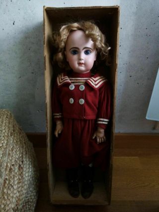 Extraordinari antique Jumeau doll closed mouth sailor costume 5