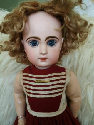 Extraordinari antique Jumeau doll closed mouth sailor costume 6