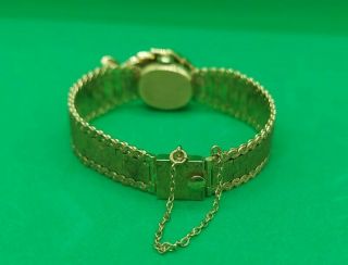 Stunning Hamilton 14k Gold and Diamond Watch Bracelet 34.  4 Grams Rare Vintage 5