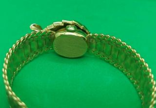 Stunning Hamilton 14k Gold and Diamond Watch Bracelet 34.  4 Grams Rare Vintage 6