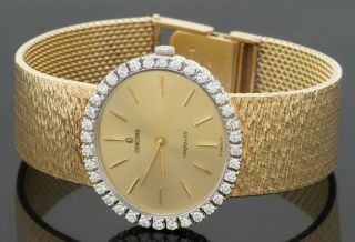 Concord Vintage Heavy 14k Gold Elegant 1.  08ctw Vs1/f Diamond Quartz Ladies Watch