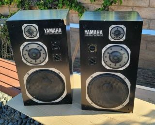 Vintage Yamaha Ns1000m Home / Studio Monitor Speakers Pair Work