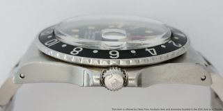 16750 Rolex GMT Master Cool Black on Black Steel Vintage Mens Watch 5