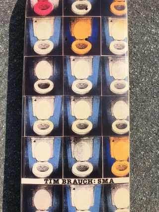 1992 SMA Tim Brauch Toilets Slick NOS Skateboard deck vintage santa cruz old 4