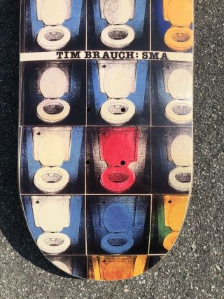 1992 SMA Tim Brauch Toilets Slick NOS Skateboard deck vintage santa cruz old 5