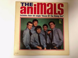 The Animals " House Of The Rising S " Lp Record Album E - 4264 Hifi Mgm Lp22