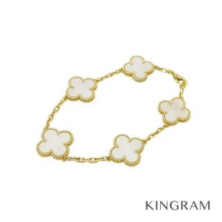 Van Cleef & Arpels Vintage Alhambra 18k Yellow Gold (750) Bracelet From Japan