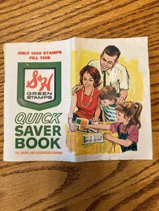 S&h Green Stamps Book And Stamps - Vintage