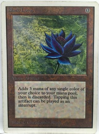 Black Lotus Unlimited 1993 - Mtg Magic: The Gathering Power 9 Vintage